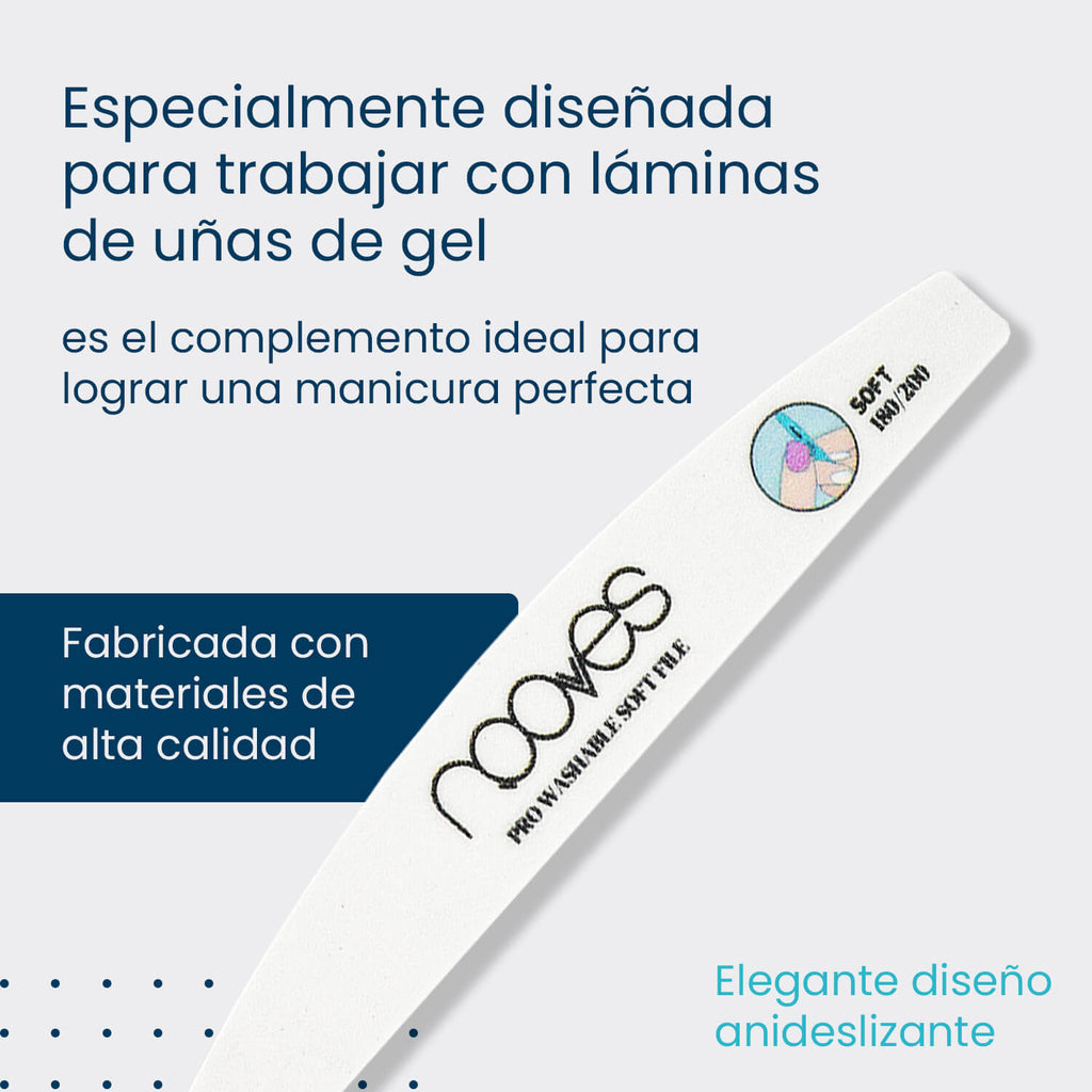 Lima de Uñas Profesional NOOVES 180/200 - NOOVES